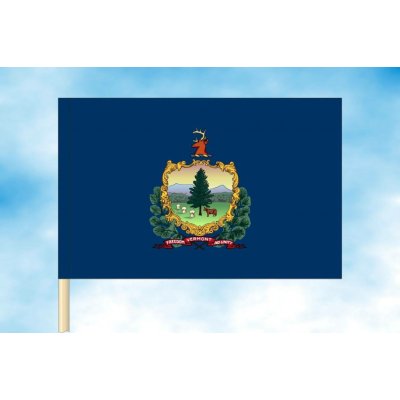 LIBEA, s.r.o. Vermont vlajka Rozměr: 60×90 cm, Uchycení: Návlek na žerď – Hledejceny.cz