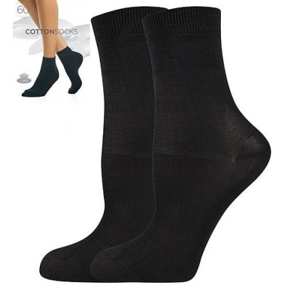 Lady B ponožky COTTON socks 60 DEN 1 pár nero – Zboží Mobilmania