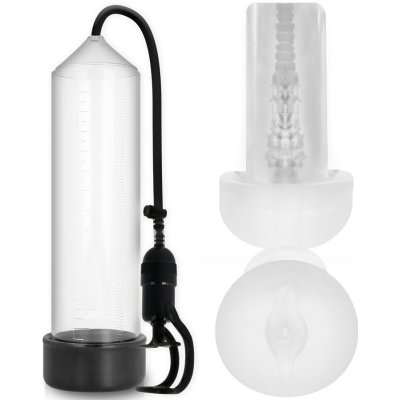 Pump Addicted RX5 NAFUKOVACÍ TRANSPARENT S MASTURBÁTOR – Zboží Mobilmania