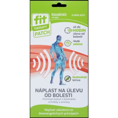 FIT Therapy Náplast na úlevu od bolesti rameno 3 ks