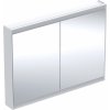 Koupelnový nábytek Geberit ONE - Zrcadlová skříňka s LED osvětlením, 1200x900x150 mm, 2 dvířka, bílá 505.815.00.2