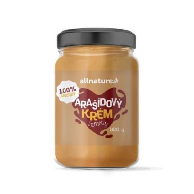 Allnature Arašídový krém jemný 920 g – Zbozi.Blesk.cz