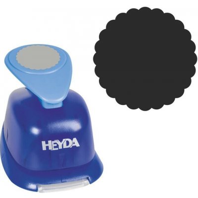 Heyda Děrovač raznice modrý 25 mm Kolečko vroubek – Zboží Dáma