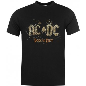 Official ACDC T Shirt Mens Rock or Bust