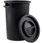 ALDOTRADE Sud nádoba na vodu s víkem černá - 50l – Zboží Dáma