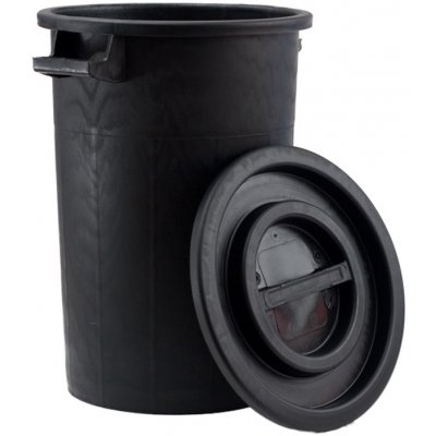 ALDOTRADE Sud nádoba na vodu s víkem černá - 50l – Zboží Dáma