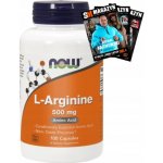 NOW Foods L-Arginine 500 100 kapslí – Hledejceny.cz