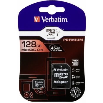 Verbatim Premium U1 microSDXC 128 GB 44085