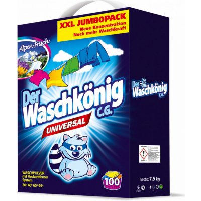 Waschkonig Universal prací prášek XXL 7,5 kg – HobbyKompas.cz