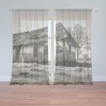 Sablio Záclony Starý dům: 2ks 150x250cm – Hledejceny.cz
