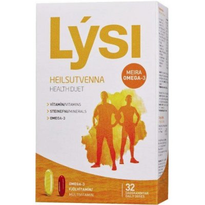 Health duet Omega 3 s multivitamin 64 kapslí – Hledejceny.cz