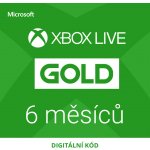 Microsoft Xbox Live Gold členství 6 měsíců – Zboží Dáma