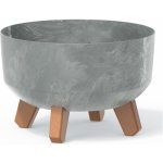 Nohel Garden Žardinka GRACIA LOW BETON samozavlažovací plast 38x21cm – Hledejceny.cz