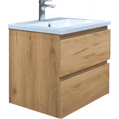 SAT Skříňka s umyvadlem B-Way dub mat BWAY260OAKU – Zboží Dáma