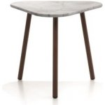 Roda Odkládací stolek Piper, trojúhelníkový 60x53 cm, rám hliník deska teak – Hledejceny.cz