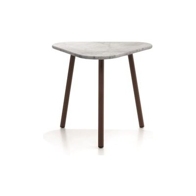 Roda Odkládací stolek Piper, trojúhelníkový 60x53 cm, rám hliník deska teak – Hledejceny.cz