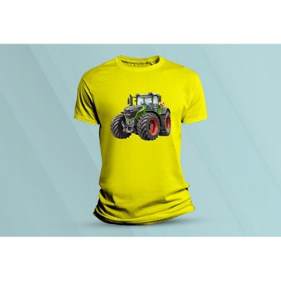 Sandratex dětské bavlněné tričko Traktor Fendt. žlutá – Hledejceny.cz