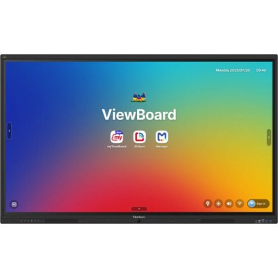 ViewSonic ViewBoard IFP6541-1-1C-65" UHD, Android 16 EDLA, IR 450 nits, 2x20W + sub 15W + 8 array mic, 3 x USB-C 8/128 – Zboží Živě