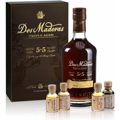 Dos Maderas PX 5+5 Tasting Experience 39,93% 0,744 l (kazeta) – Zboží Mobilmania