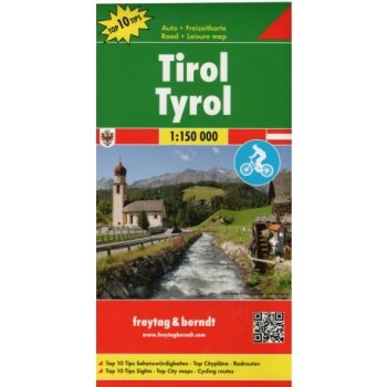 Tyrolsko-mapa 1:150t.