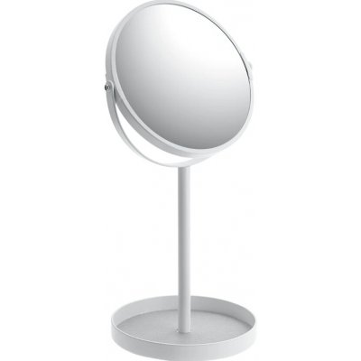 Yamazaki Bílé kovové kosmetické zrcadlo Tower 33 cm – Hledejceny.cz