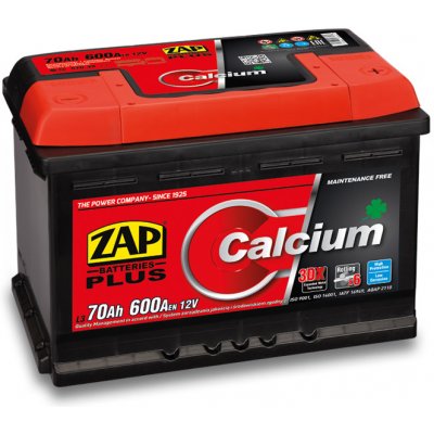 ZAP Plus 12V 70Ah 600A 57038 – Zboží Mobilmania