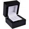 Dárková krabička JK Box Dřevěná krabička na náušnice nebo snubní prsteny BB-2/NA/A25
