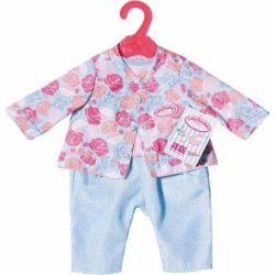 Výbavička pro panenky Zapf Creation Baby Annabell Oblečení s bundou 43 cm květinová bunda