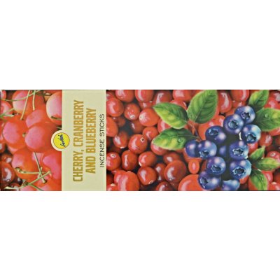 Sree Vari vonné tyčinky Cherry Cranberry Blueberry 20 ks – Hledejceny.cz