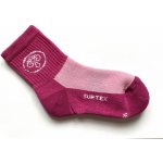 Surtex froté ponožky 95% merino - růžové – Hledejceny.cz