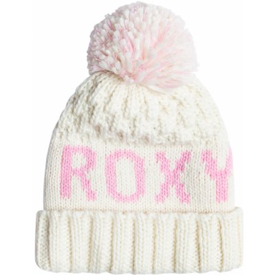 Roxy dětská zimní čepice Tonic Girl Egret Bílá – Zboží Mobilmania