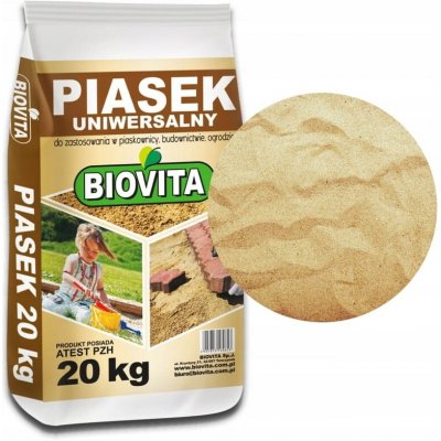 Biovita Písek do pískoviště univerzální 20 kg certifikát PZH – Zboží Mobilmania