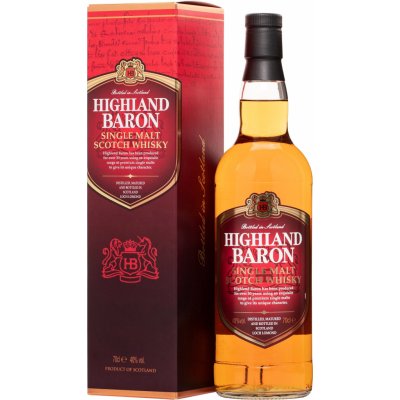 Highland Baron Single Malt Whisky 40% 0,7 l (karton) – Hledejceny.cz