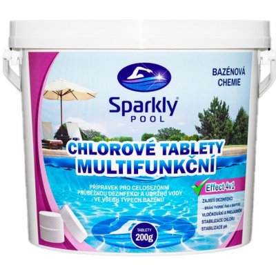 Sparkly POOL Chlorové tablety multifunkční 4v1 MAXI 3 kg – Zboží Mobilmania