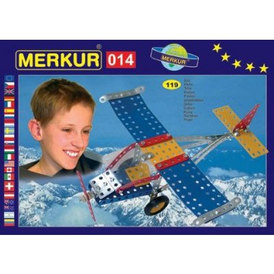 Merkur Toys Stavebnice MERKUR 014 Letadlo 10 modelů 141ks