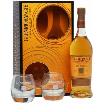 Glenmorangie 10y 40% 0,7 l (dárkové balení 2 sklenice) – Zbozi.Blesk.cz