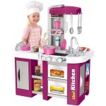 iMex Toys dětská kuchyňka s tekoucí vodou a lednicí fialová se světly a zvuky – Hledejceny.cz