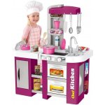 iMex Toys dětská kuchyňka s tekoucí vodou a lednicí fialová se světly a zvuky – Zboží Dáma