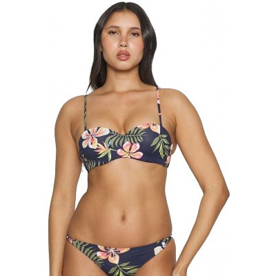 Roxy Into The Sun Mold Bandeau BSP6/Mood Indigo Tropical Depht