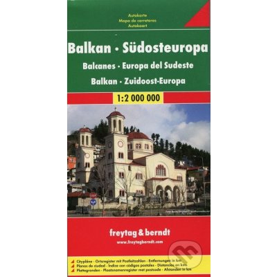 freytag & berndt - Automapa Balkán-JV Evropa 1:2 000 000