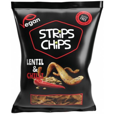 STRiPS CHiPS Čočkové s chilli 80 g – Sleviste.cz
