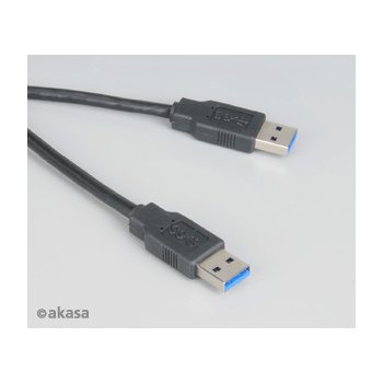 Akasa AK-CBUB03-15BK USB 3.0 Type A-A, propojovací, 1,5m