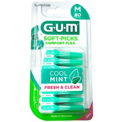 GUM Soft-Picks masážní mezizubní kartáčky s fluoridy velikost Regular ISO 1 80 ks