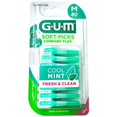 GUM Soft-Picks masážní mezizubní kartáčky s fluoridy velikost Regular ISO 1 80 ks – Zbozi.Blesk.cz