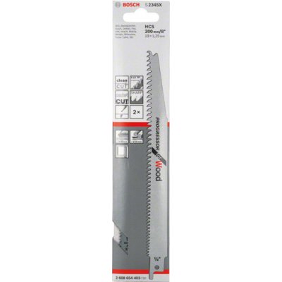 Bosch Pilový plátek do pily ocasky S 2345 X, 2ks 2.608.654.403