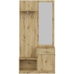 Předsíňová stěna PERGO dub artisan – Sleviste.cz