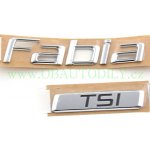 ŠKODA FABIA II-ZADNÍ NÁPIS FABIA TSI original - černé TSI 5J6853687L FXC – Hledejceny.cz