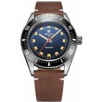 Nivada Grenchen Aquamar Blue - Brown Leather White Stitching – Hledejceny.cz