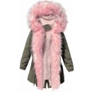 Fashionweek parka RainBOW F216 sv.růžová