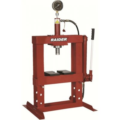 Raider Dílenský hydraulický lis s tlakoměrem 10t RD-HP02 - TM-300604 | Zboží Auto
